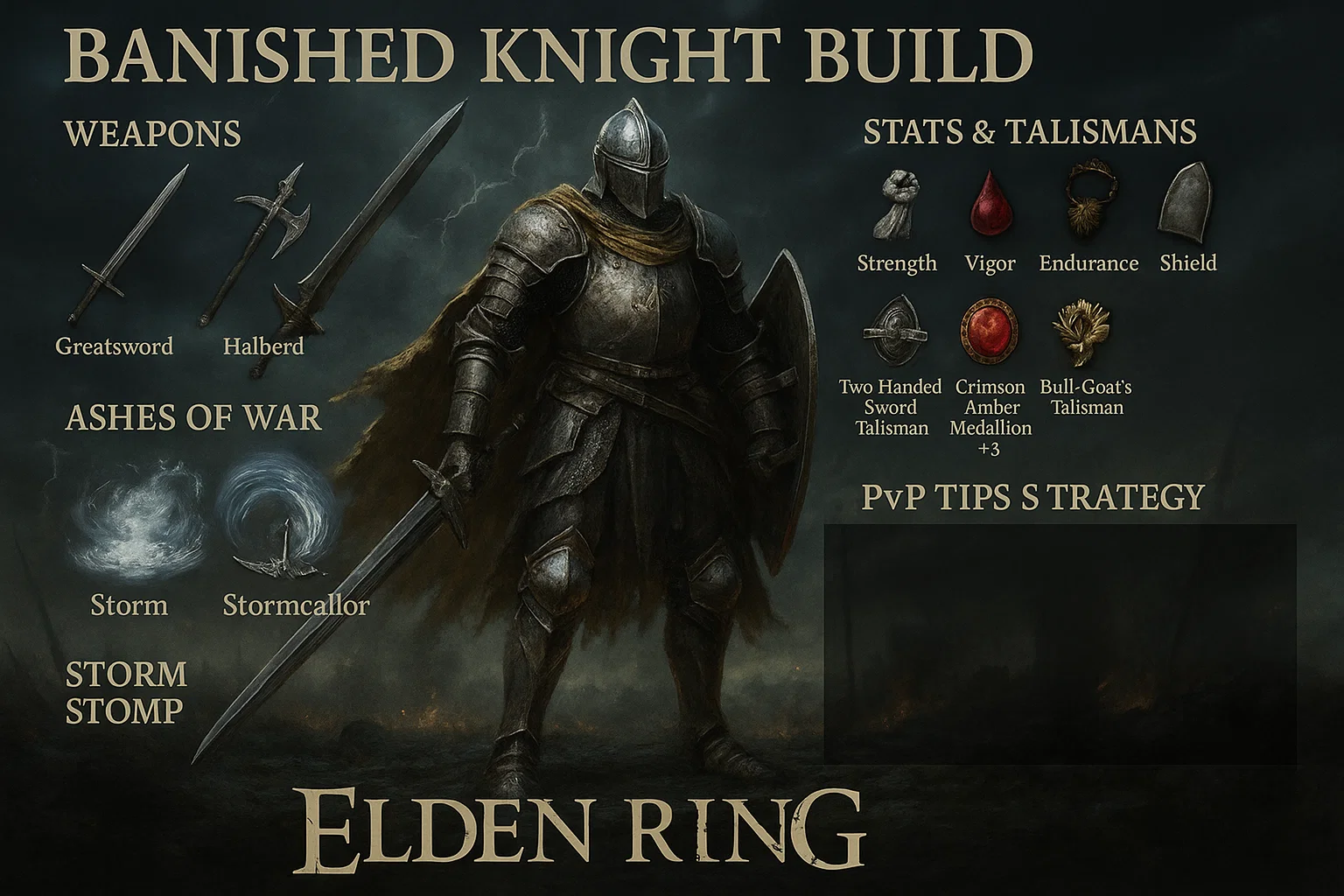 The Banish Knight Build in Elden Ring – Mastering Strength, Poise, and Style
